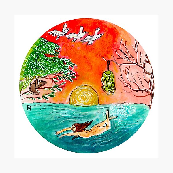 Item preview, Skinny Dipper designed and sold by Alina Drufovka.