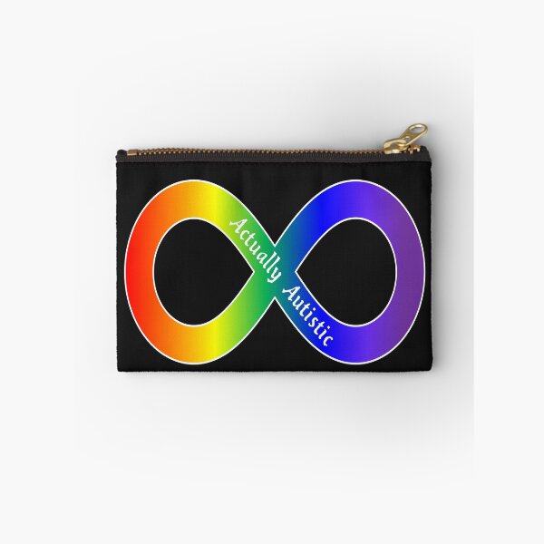 Item preview, Actually Autistic Rainbow Infinity Sign designed and sold by BitterbluePine.