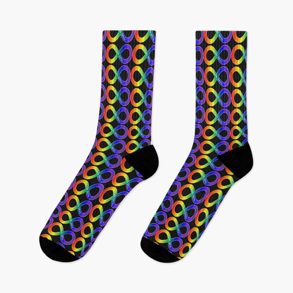 Artikelvorschau, Eigentlich autistisches Regenbogen-Unendlichkeitszeichen entworfen und verkauft von BitterbluePine.