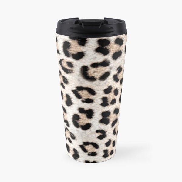 Leopard Print in Leopard Spots Pattern Travel Mug