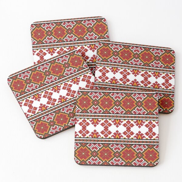 Item preview, Colorful embroidery with geometric shape pattern designed and sold by corner-shop.