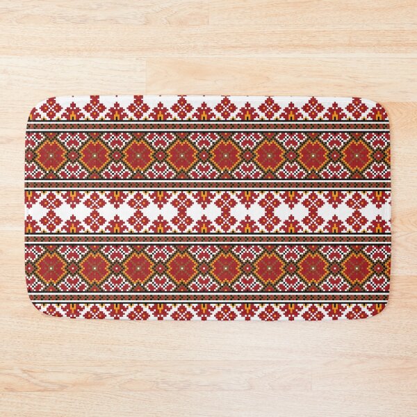 Item preview, Colorful embroidery with geometric shape pattern designed and sold by corner-shop.