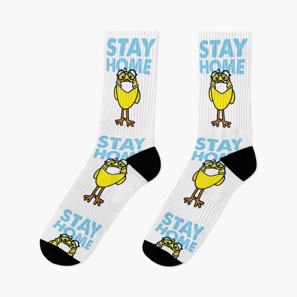 Item preview, Yellow Chick wearing Spectacles and Medical Mask with Message designed and sold by CleverPencil.