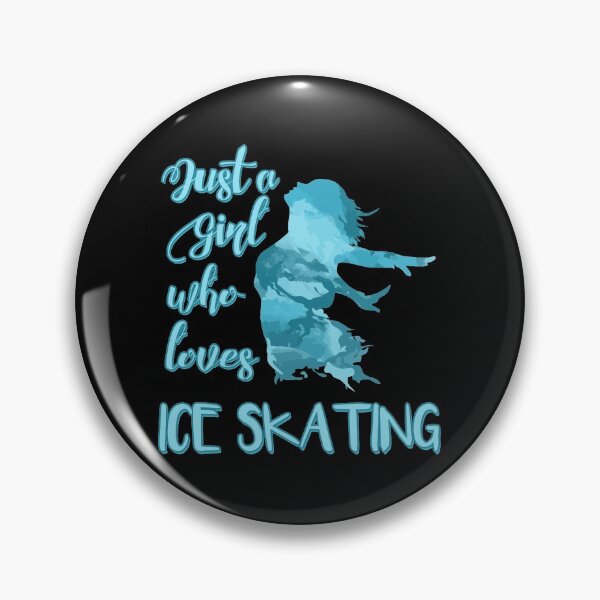 Item preview, Just a Girl who Loves Ice Skating Figure Skater  designed and sold by DeesDeesigns.