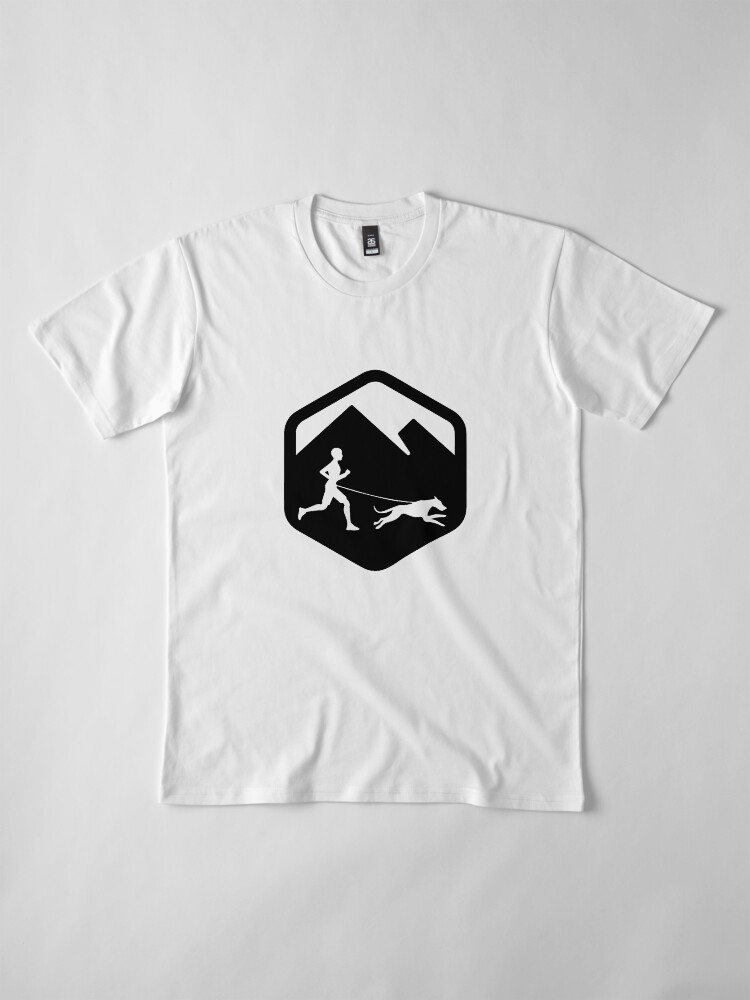Copia de Trail runner doing trail running logo Premium T Shirt