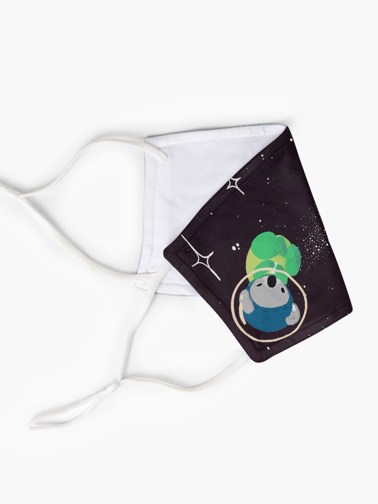 Alternate view of Space Koalas Mask