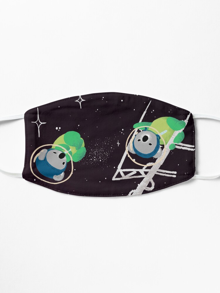 Alternate view of Space Koalas Mask