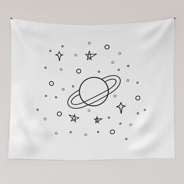 Item preview, Galaxy doodle planet and stars. designed and sold by Robyn18.