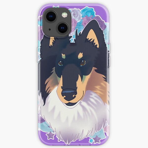 Tri Rough Coated Collie iPhone Flexible Hülle