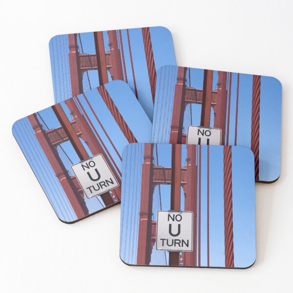 Item preview, 'No U Turn', Golden Gate Bridge, San Francisco designed and sold by TrijnieD.