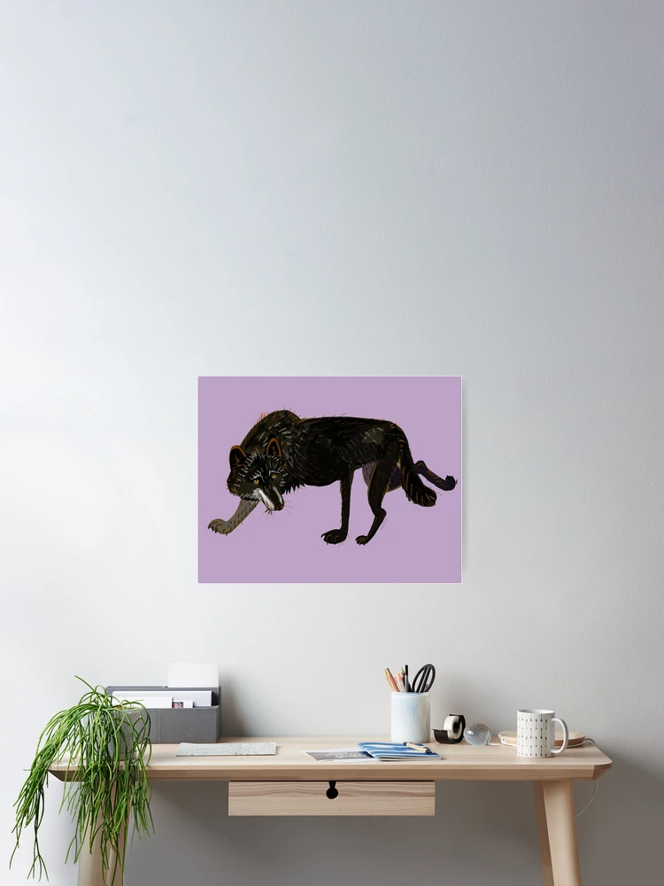 Totem black Buffalo wolf (nubilus) Lavender 