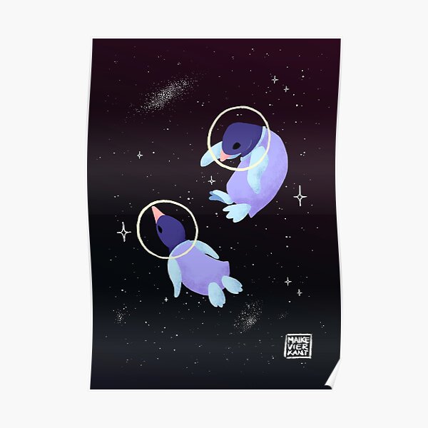 Space Penguins Poster