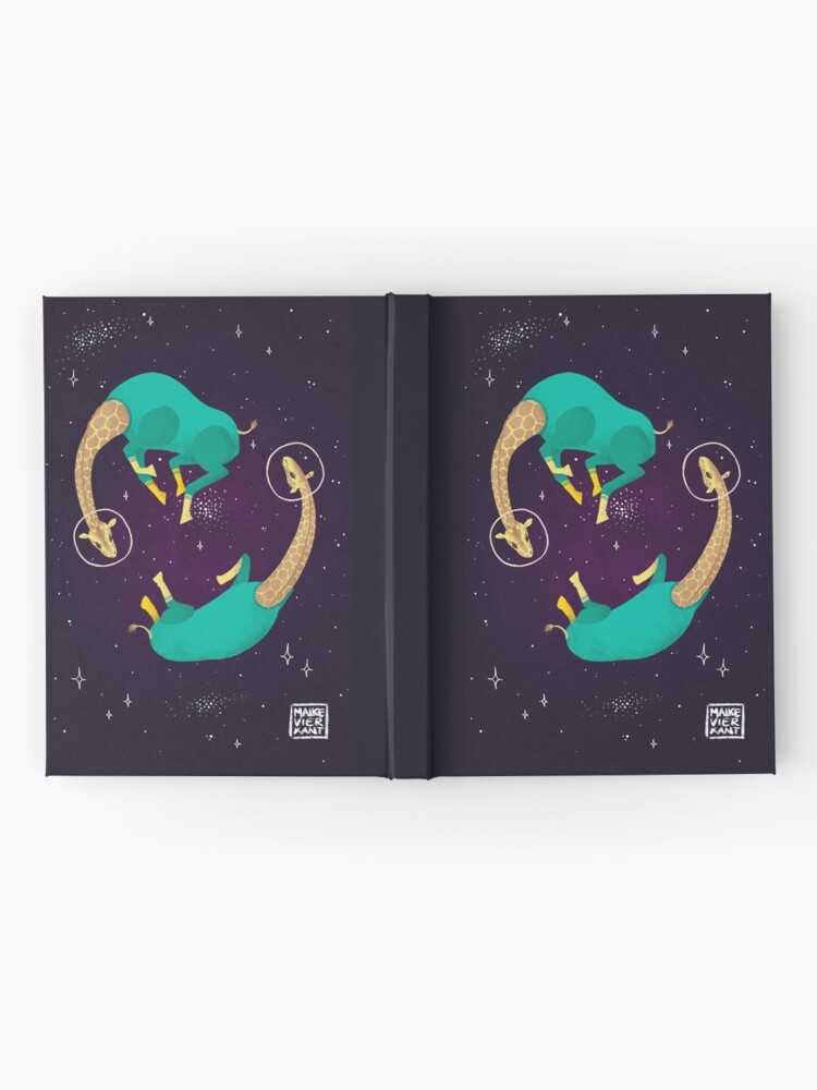Alternate view of Space Giraffes Hardcover Journal