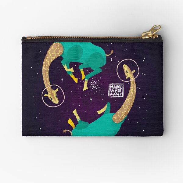 Space Giraffes Zipper Pouch