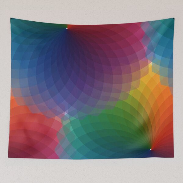 Item preview, Rainbow Spectrum Rosettes designed and sold by RoxanneG.