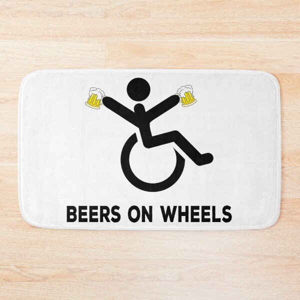 Item preview, Beers on Wheels - Disability Humor designed and sold by DeesDeesigns.