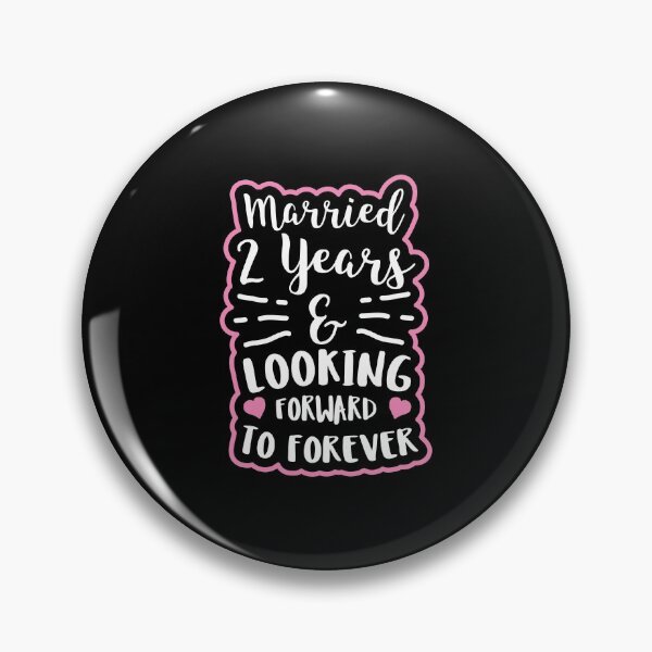 Item preview, Second Wedding Anniversary Married 2 Years Looking Forward To Forever designed and sold by haselshirt.