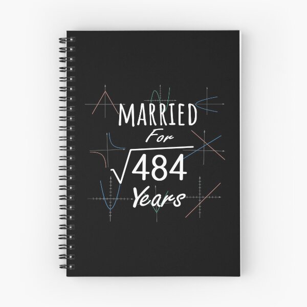 Item preview, Math 22nd Anniversary Gift Married Square Root Of 484 Years graphic designed and sold by Grabitees.