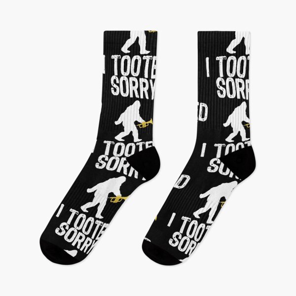 Item preview, Sorry I Tooted Trumpet Trumpeter Bigfoot Gift Idea designed and sold by haselshirt.