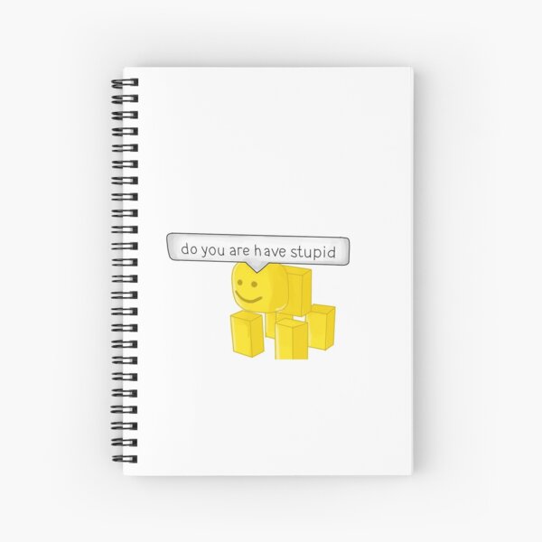 Roblox Haha Spiral Notebooks Redbubble - roblox oof piano online how to get 40 robux on computer