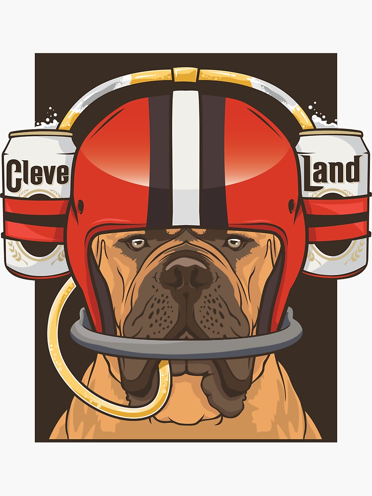 Cleveland Browns Bulldog Design