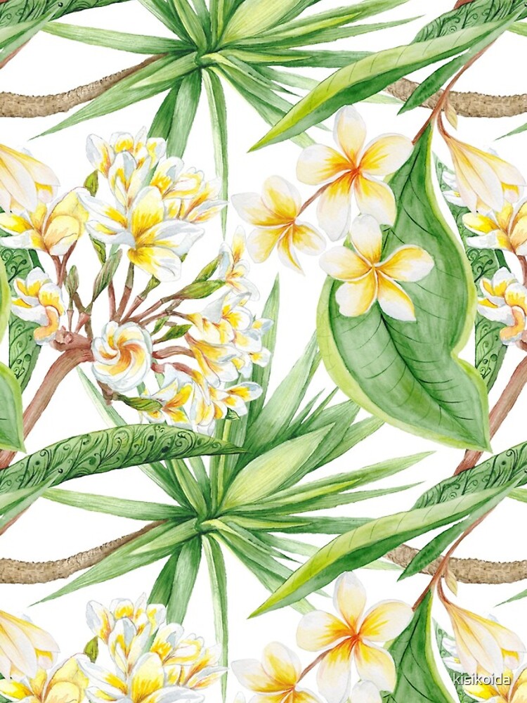 Watercolor Tropical Plants by kisikoida