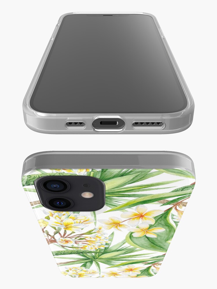 Alternate view of Watercolor Tropical Plants iPhone Case & Cover