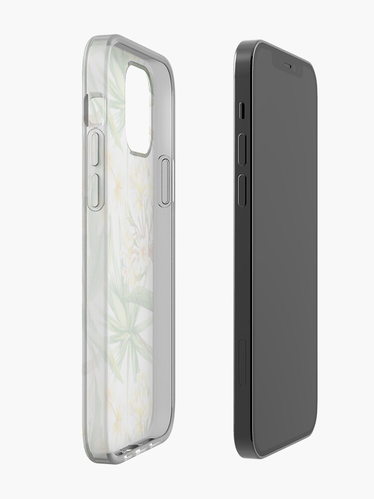 Alternate view of Watercolor Tropical Plants iPhone Case & Cover
