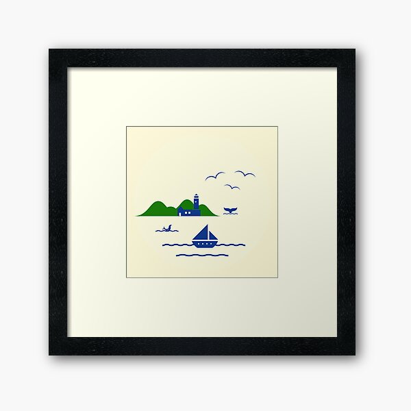 Schönen Urlaub Gerahmter Kunstdruck