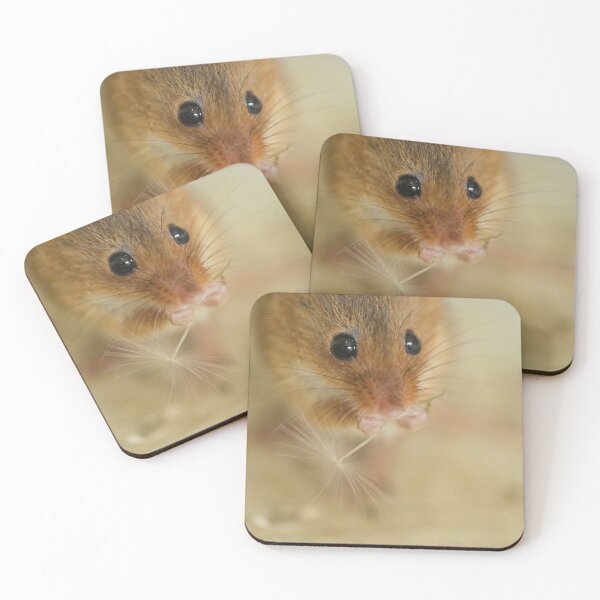 Item preview, Harvest Mouse feeding on dandelion seeds designed and sold by Gez Robinson.