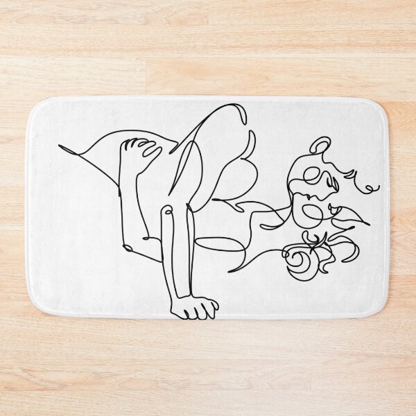 Item preview, Beautiful couple is having sex on bed designed and sold by OneLinePrint.