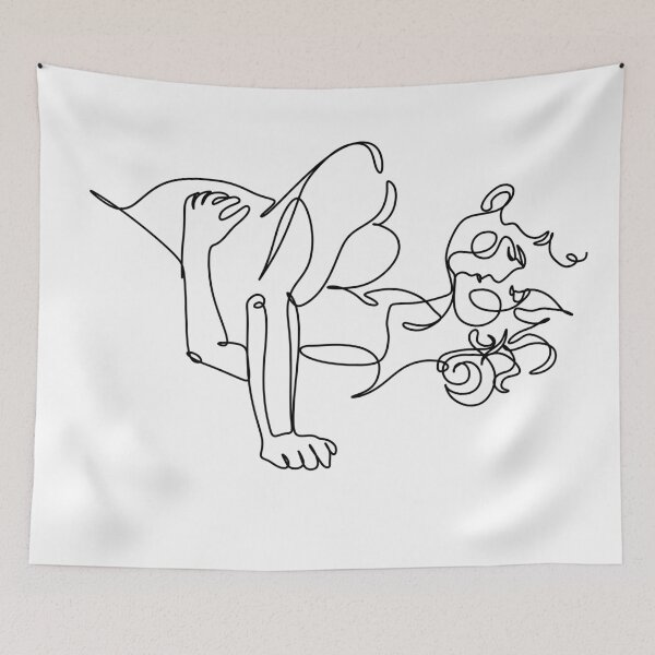 Item preview, Beautiful couple is having sex on bed designed and sold by OneLinePrint.