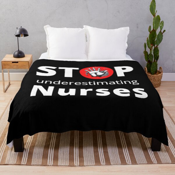 Item preview, Stop Underestimating Nurses designed and sold by Puji Designs.