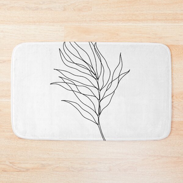 Item preview, Botanical line art. Leaf line drawing designed and sold by OneLinePrint.