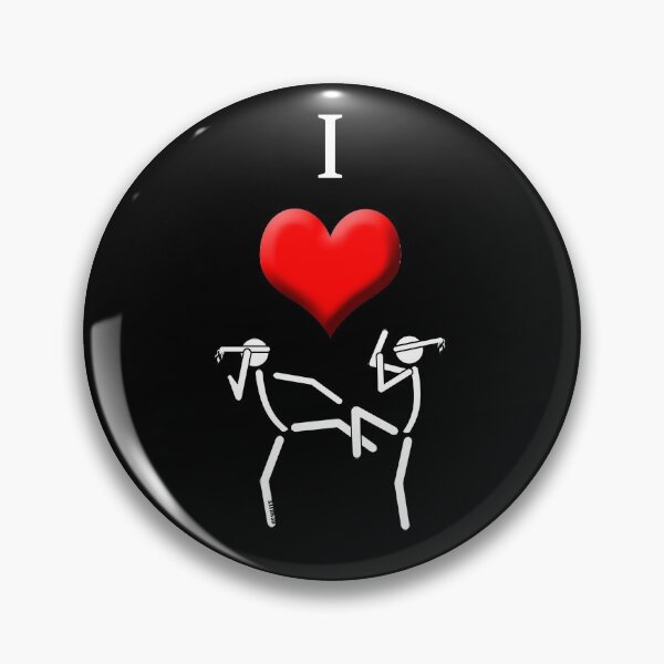 I Love Muaythai Pin