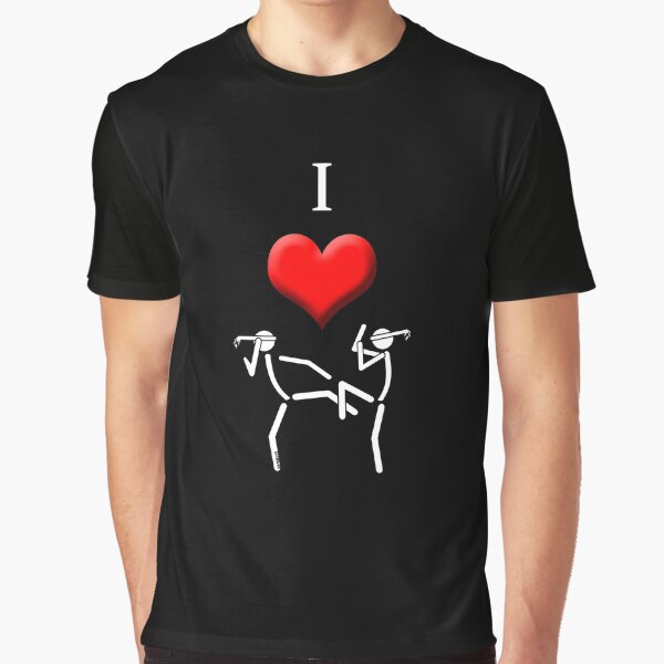 I Love Muaythai Graphic T-Shirt
