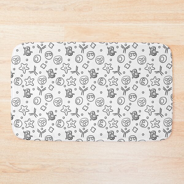 Item preview, Immune Cells - Black and White designed and sold by Hodgepodge Bricolage.