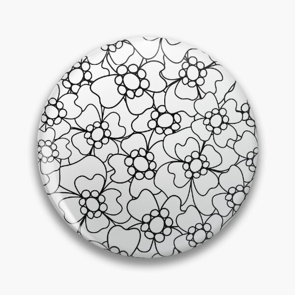 Item preview, Flower Doodle LineArt Collection Seamless Surface Pattern designed and sold by Saskia Beeldman.