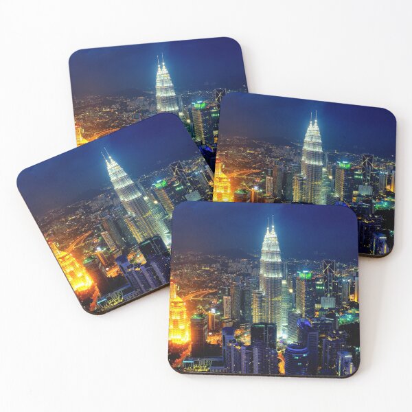 Aperçu de l'œuvre Skyline de Kuala Lumpur créée et vendue par troianifabrizio.