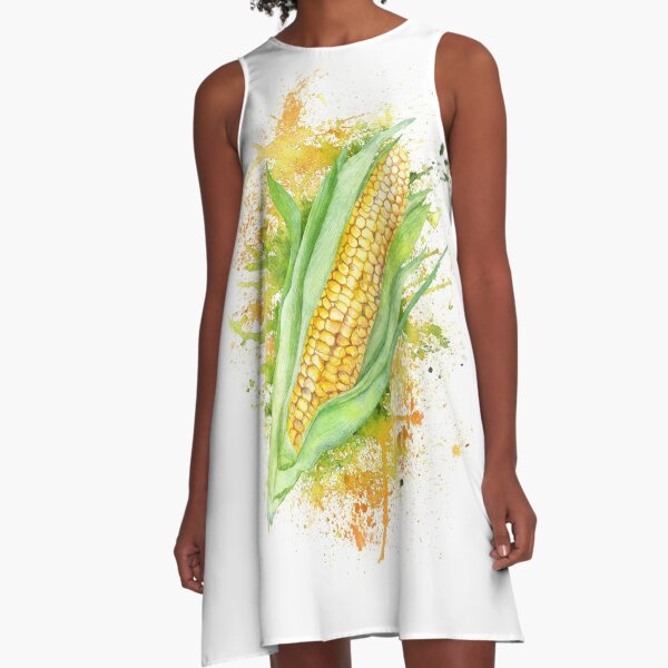 Juicy Corn A-Line Dress