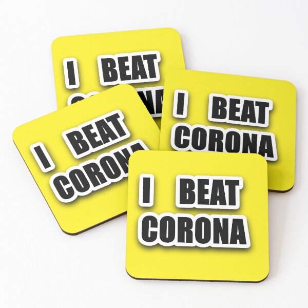 Item preview, I BEAT CORONA  designed and sold by Freedom Sign.