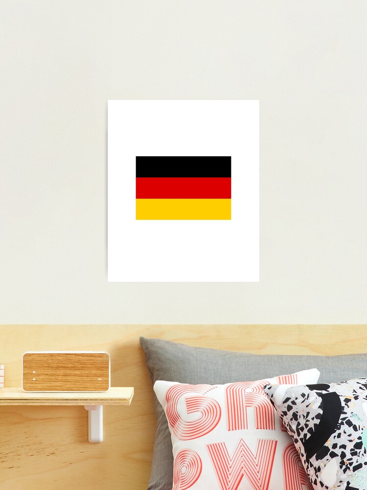 Germany german flag flag germany flag Photographic Print by