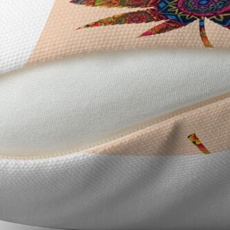 Alternate view of Mandala weed Floor Pillow