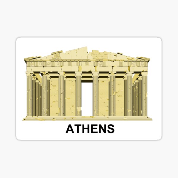 Le Parthenon à Athènes Sticker