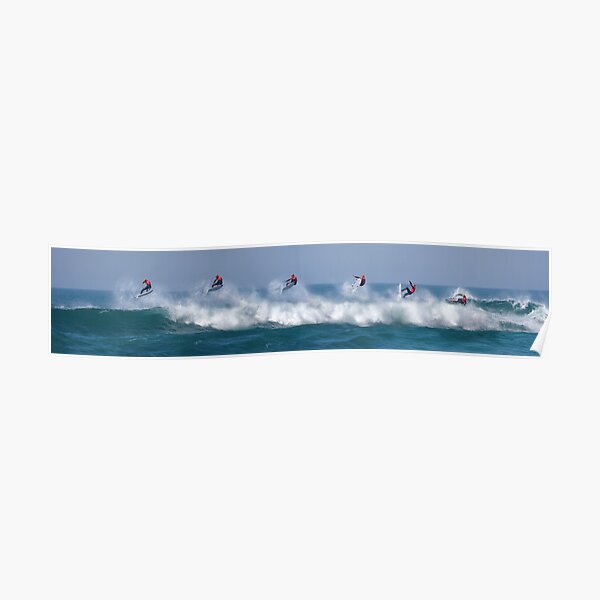Mick Fanning ~ Bells Beach 2012 - Airborne Pano Poster