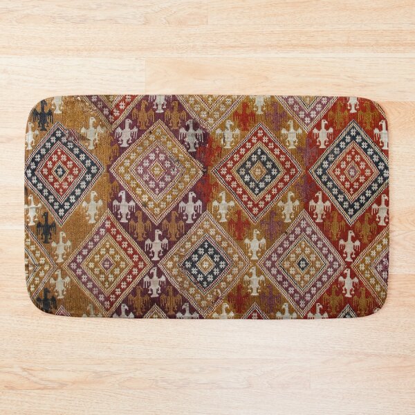 Item preview, MEDIEVAL GEOMETRIC SWISS EMBROIDERY WITH RHOMBI AND EAGLES designed and sold by BulganLumini.