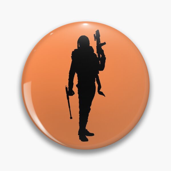 Item preview, Jyn Erso - Armed Silhouette designed and sold by FangirlFuel.