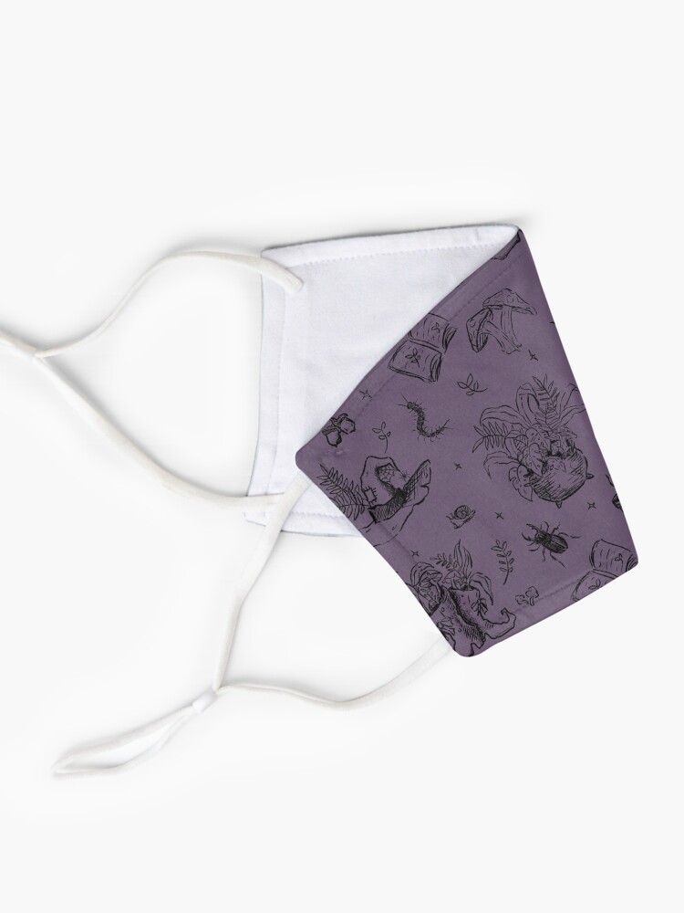 Alternate view of Rustic Garden Witch in Lavender Mask