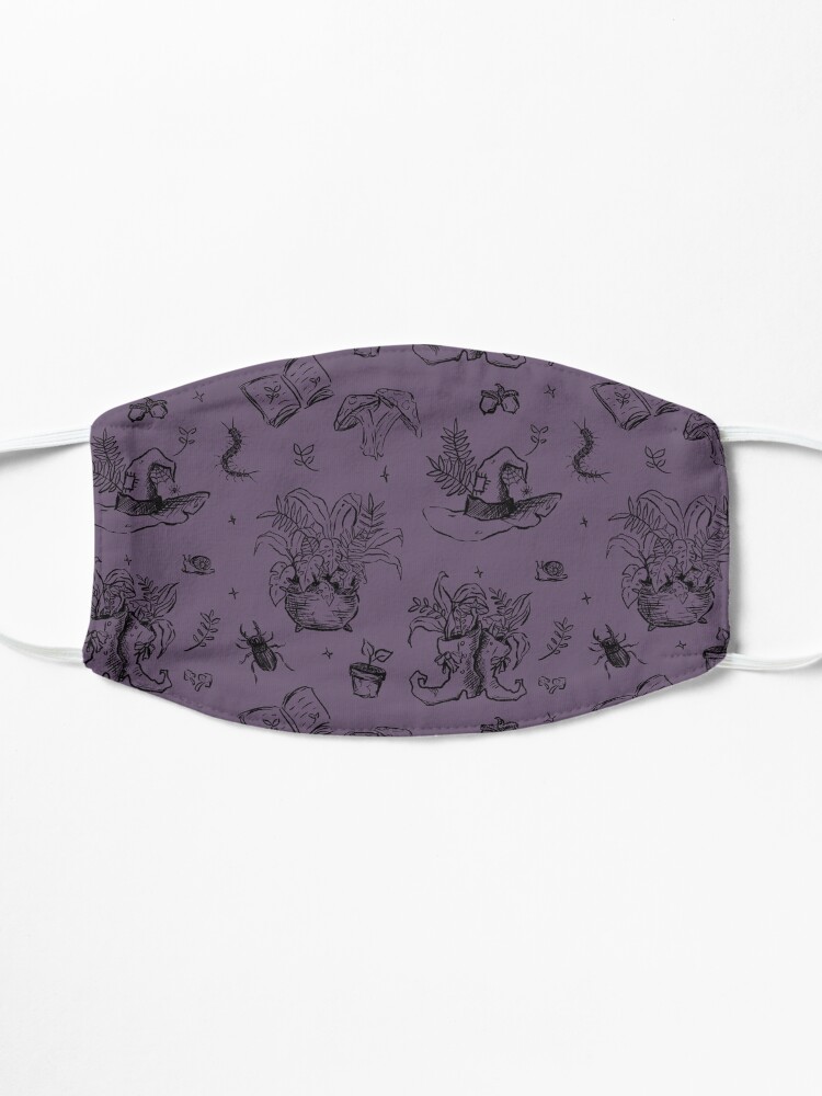 Alternate view of Rustic Garden Witch in Lavender Mask