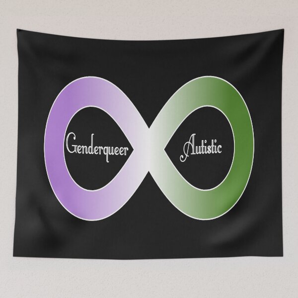 Item preview, Genderqueer Infinity Sign - Pride designed and sold by BitterbluePine.
